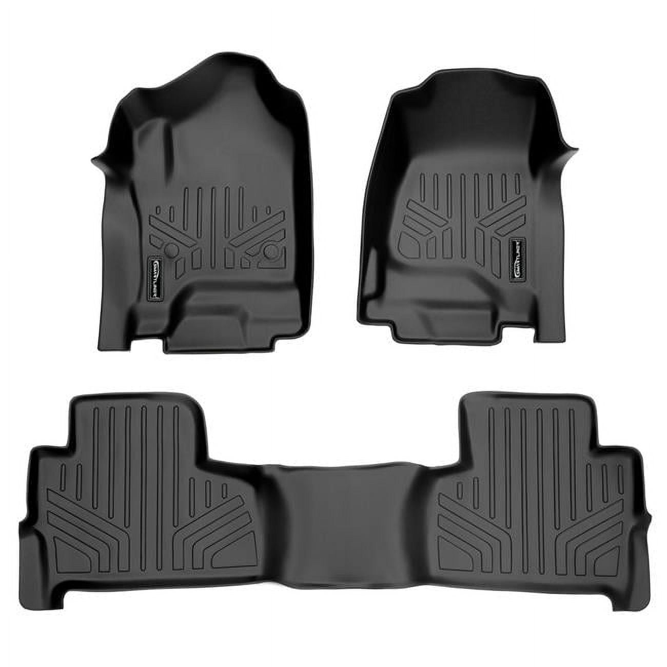 Floor Mat Set 2 - Compatible with 2015 - 2020 Chevy Tahoe 2016 2017 2018 2019