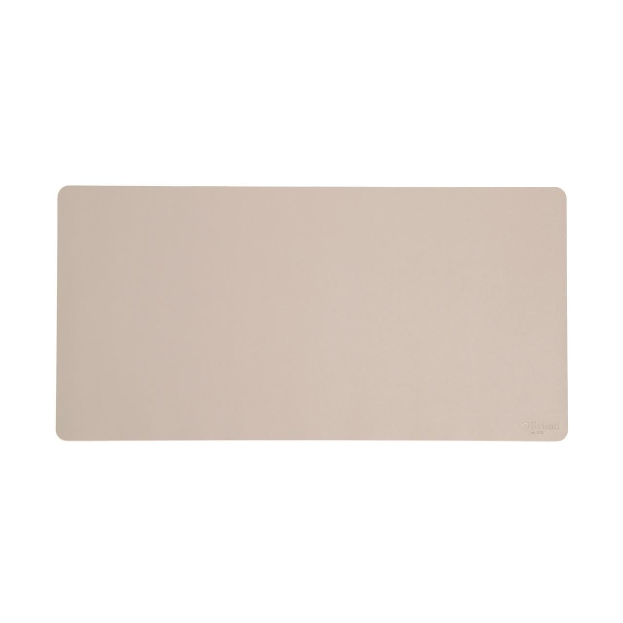Smead Manufacturing SMD64831 31.5 x 15.7 in. Vegan Leather Desk Pads - Sandstone