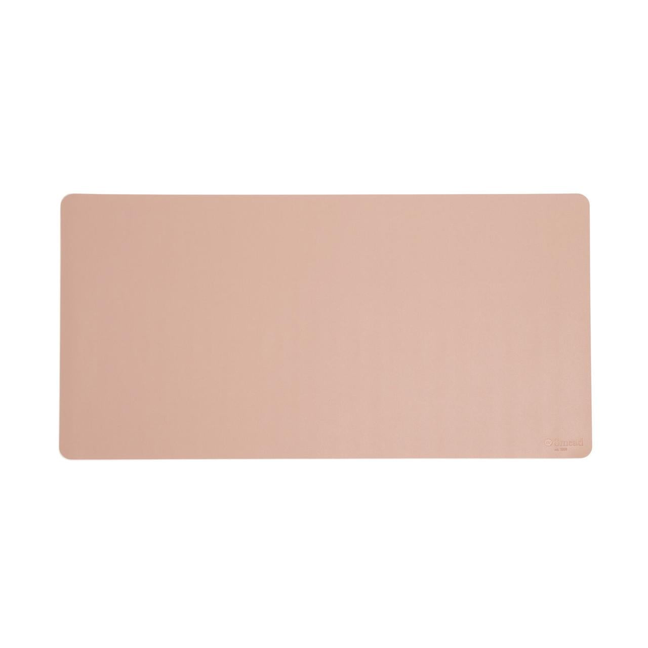 Smead Vegan Leather Desk Pads 31.5 x 15.7 Light Pink 64834