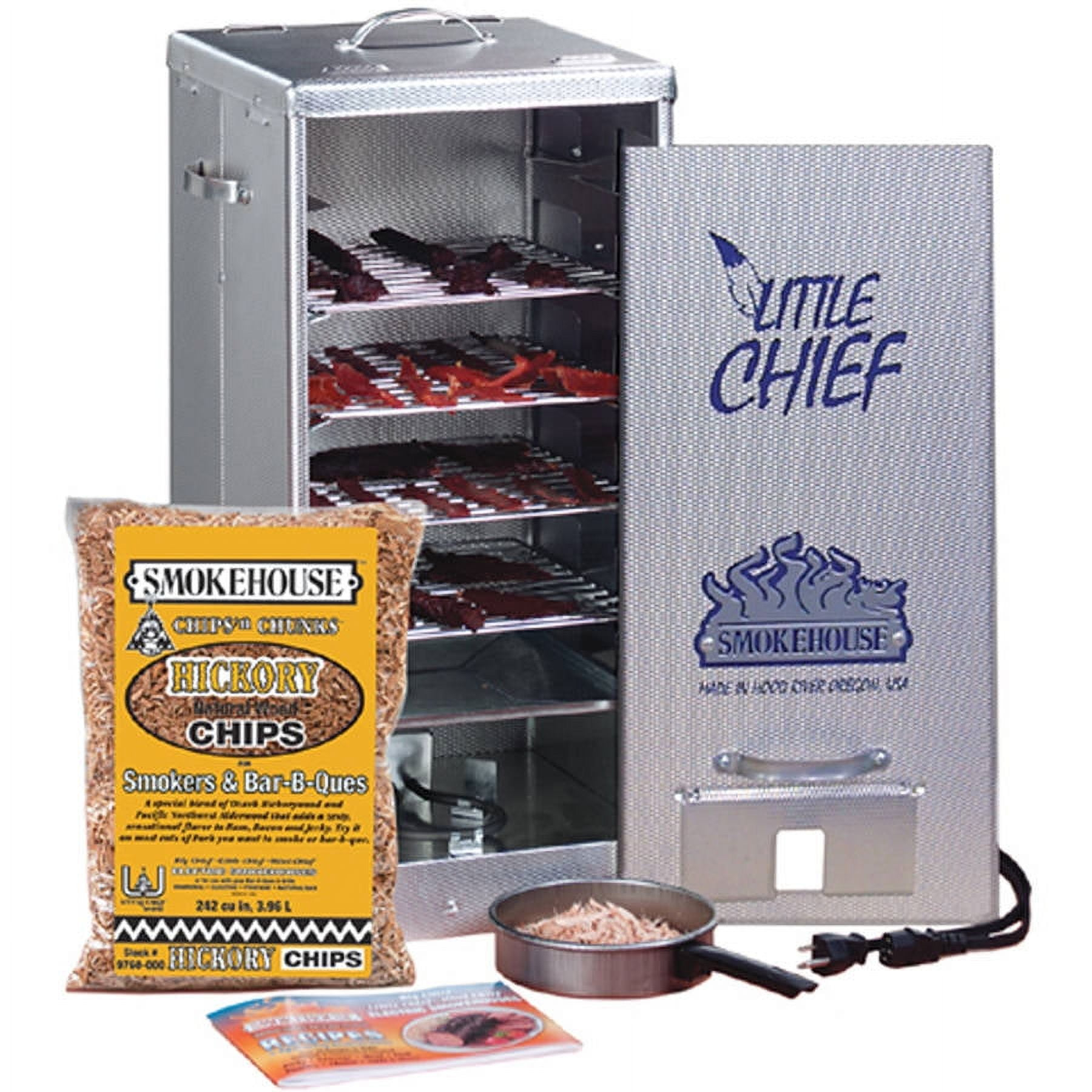 Smokehouse Little Chief Electric Grill and Smoker Silver
