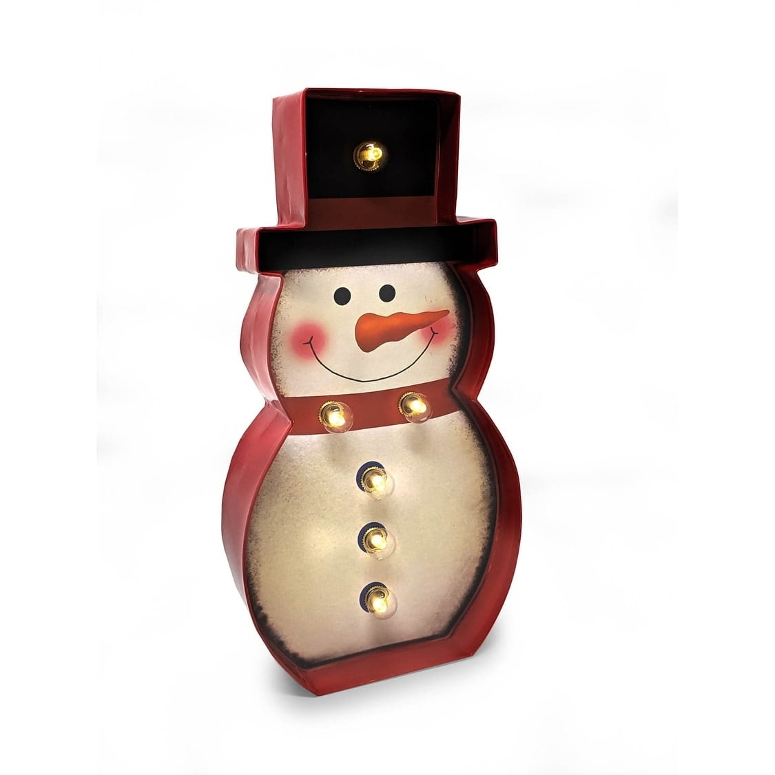 Snowman LED Sign