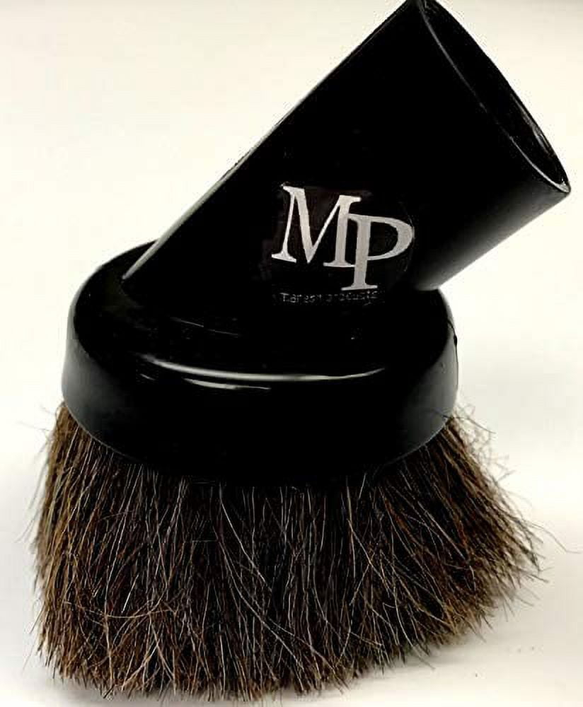 Soft Touch Fluffy Dust Brush Fits Residential and Vacuum Cleaners with 1 1/4 Inch Hose Compatible with Hoover, Eureka, Kirby, Shop Vac, Central Vac Systems, Oreck, Sanitaire, Vacuflow, Euroclean,