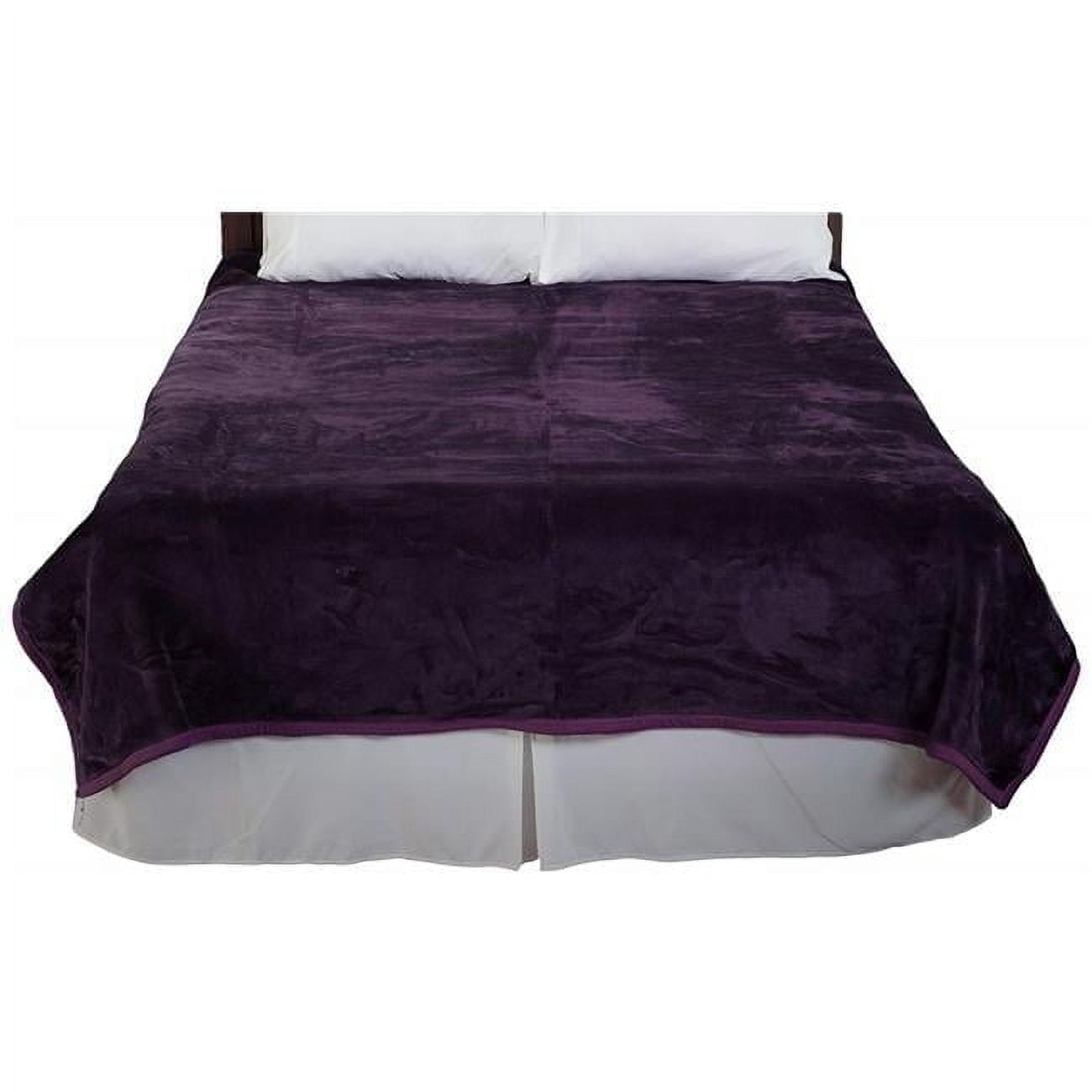 Faux Fur Throw Blanket – Oversized 91x81 Machine-Washable Bedding – Mink-Style 7.8lbs Heavy Blanket for Bed or Sofa by Lavish Home