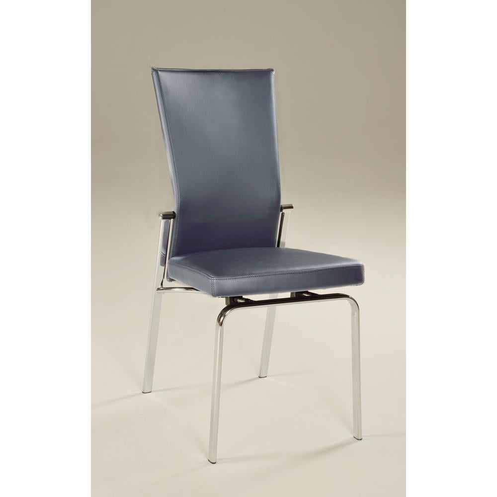 Chintaly Motion Back Side Chair - Set Of 2, Gray