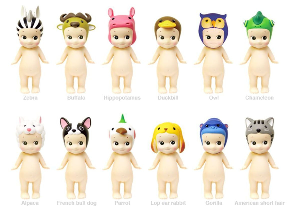 Sonny Angel Animal Series 3 SAS65377Assorted1 Collectible Dreams USA, Child, PVC, 1.13 oz