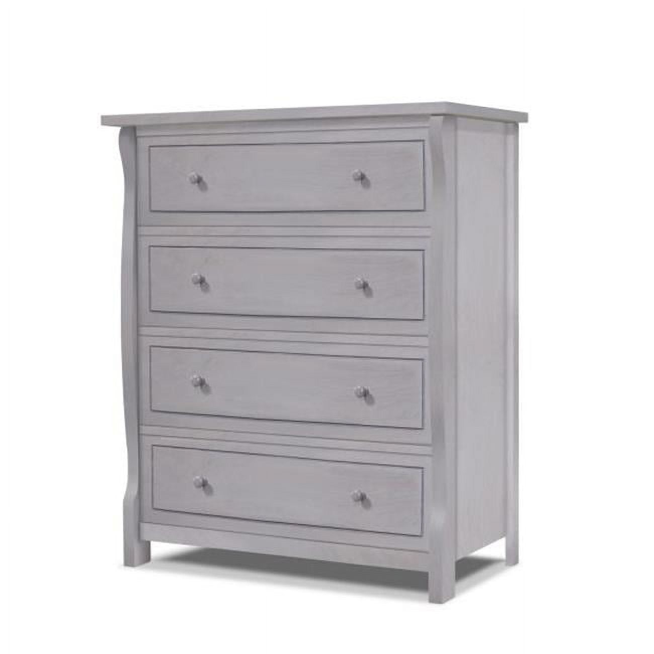 Sorelle Princeton Elite 4 Drawer Dresser - Weathered Gray