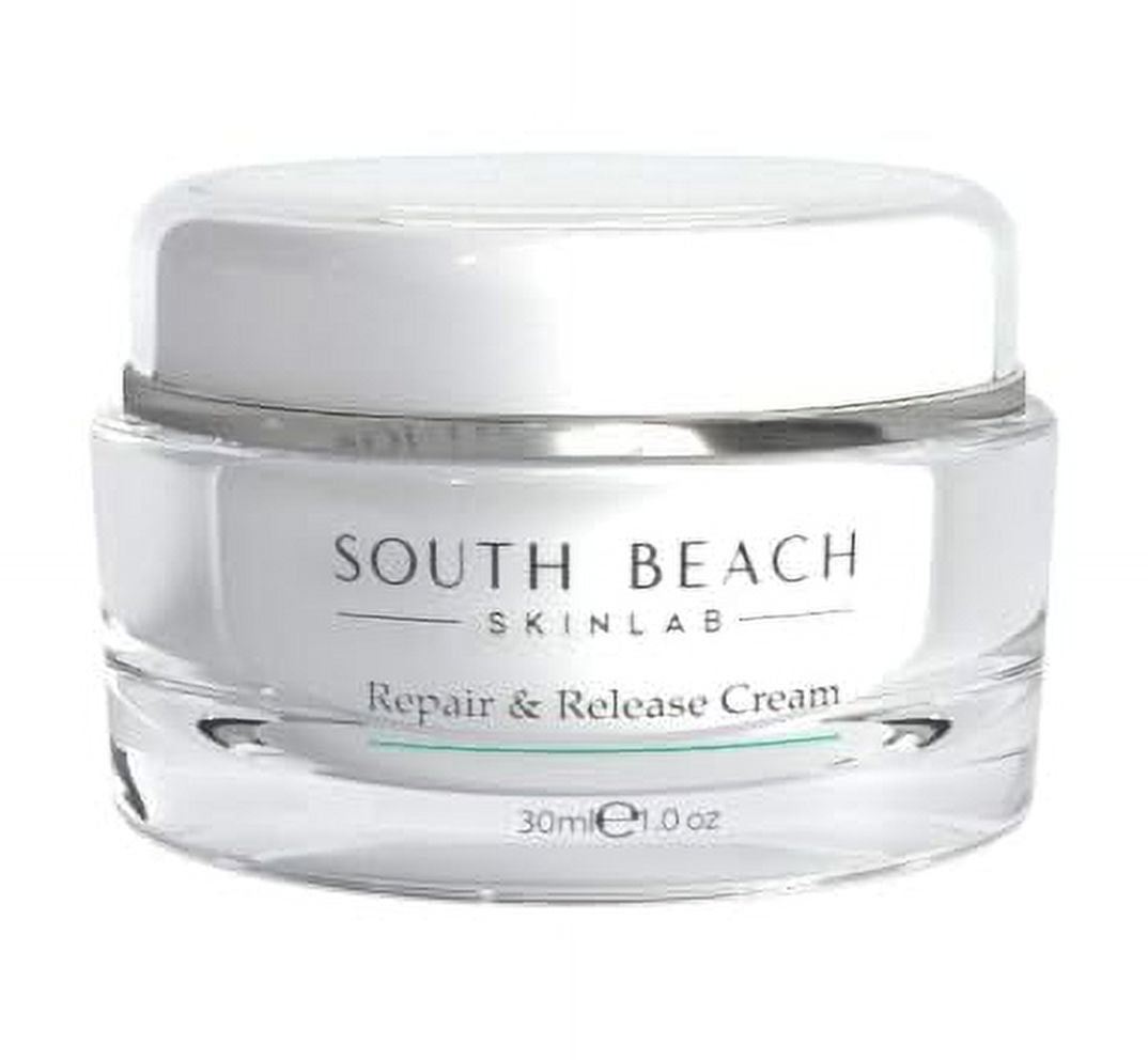 South Beach Repair and Release Cream - 1 Oz. - Doctor Formulated to Fight Stubborn Fine Lines & Wrinkles - Lab Tested - For All Skin Types - Morning & Night Cream
