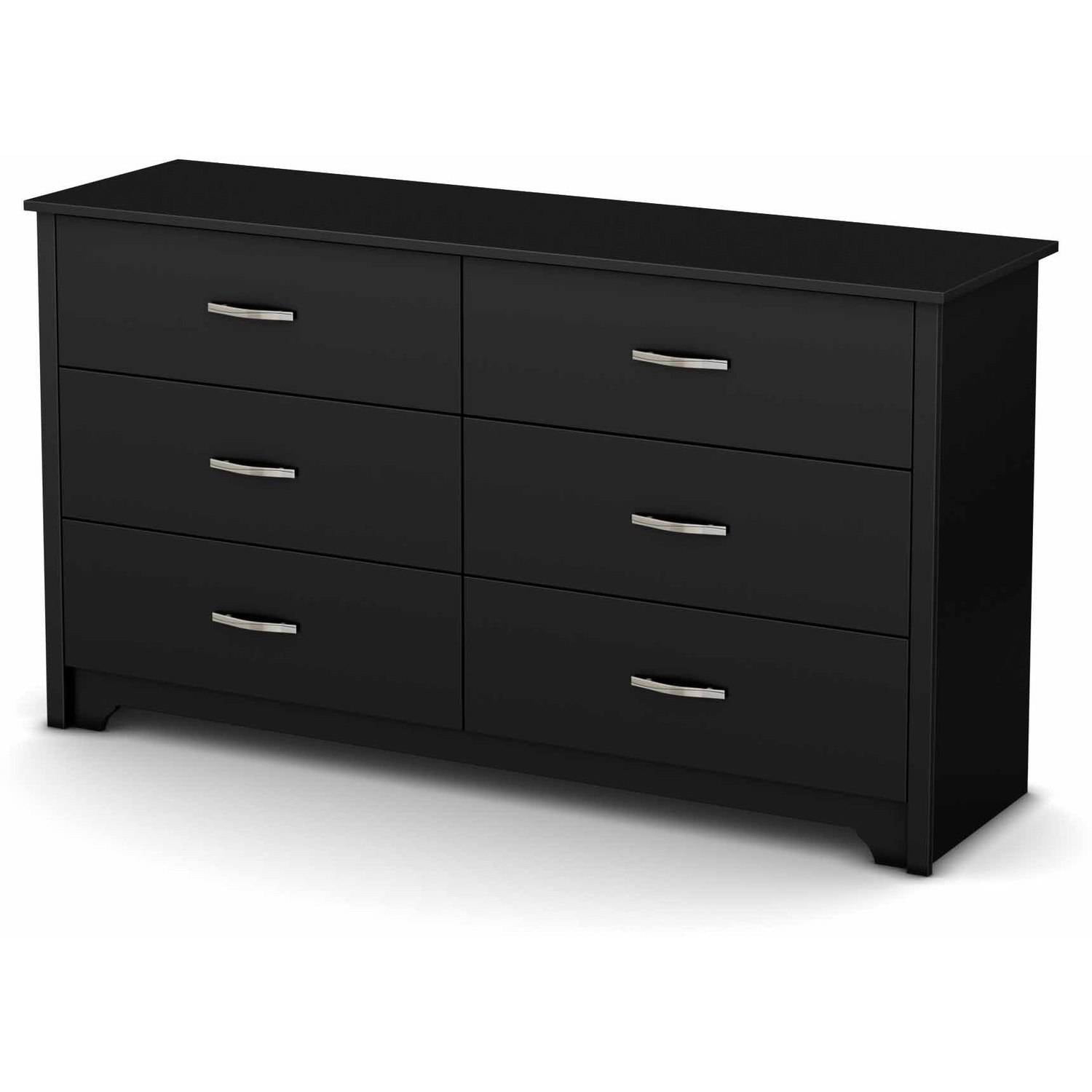 South Shore Fusion, Contemporary Dresser,  Black