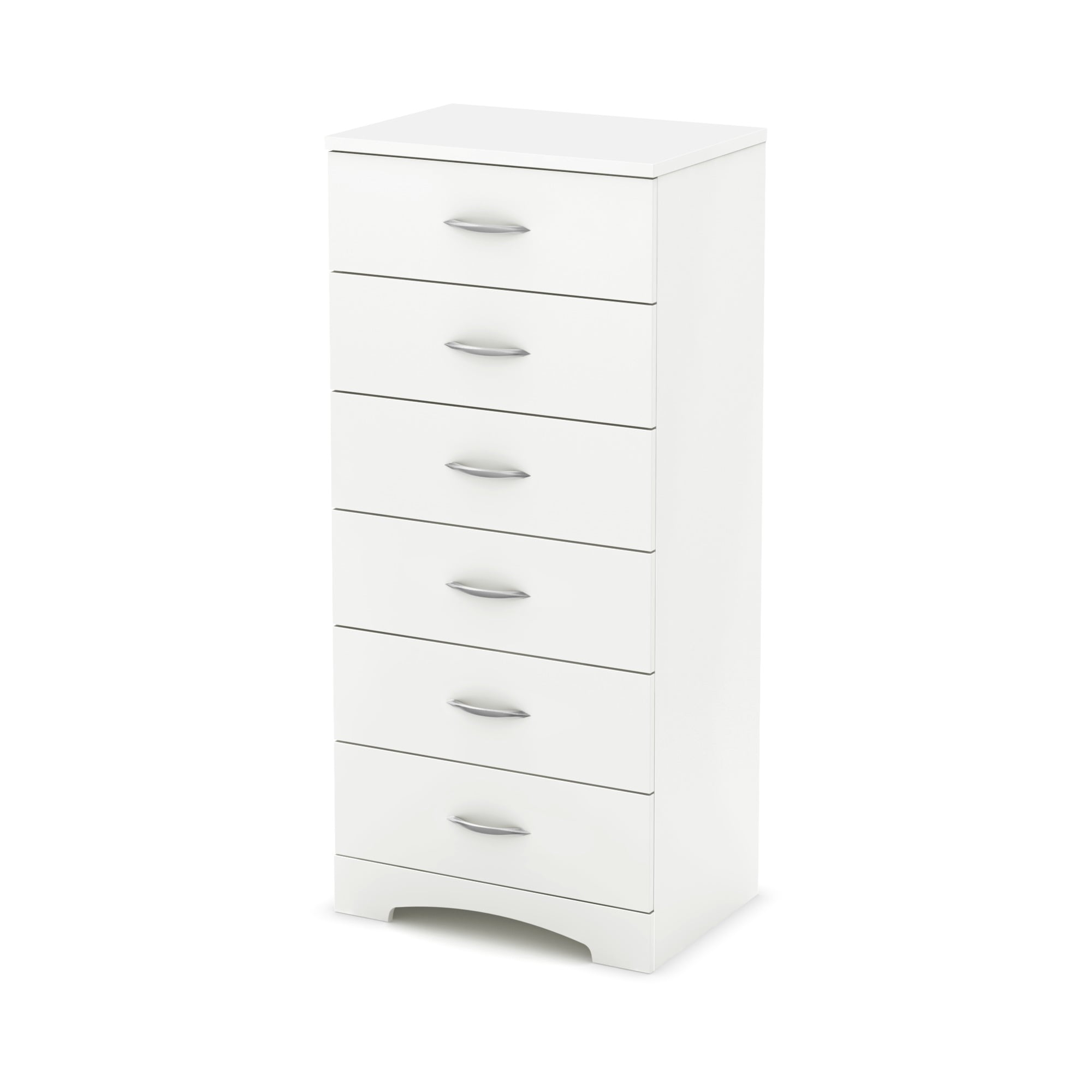 South Shore Step One, Contemporary Chest,  White