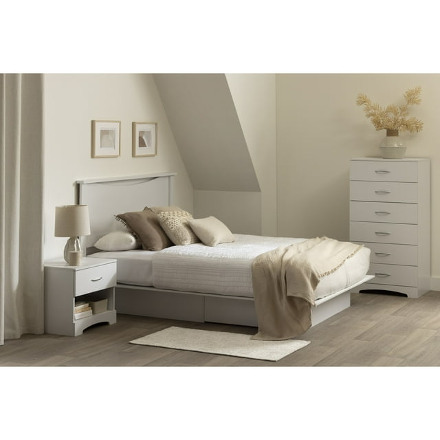 South Shore Step One, Contemporary Chest,  White