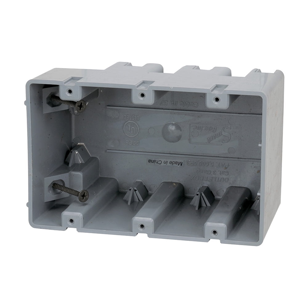 Southwire Smart Box 3-Gang Adjustable Depth Device Box