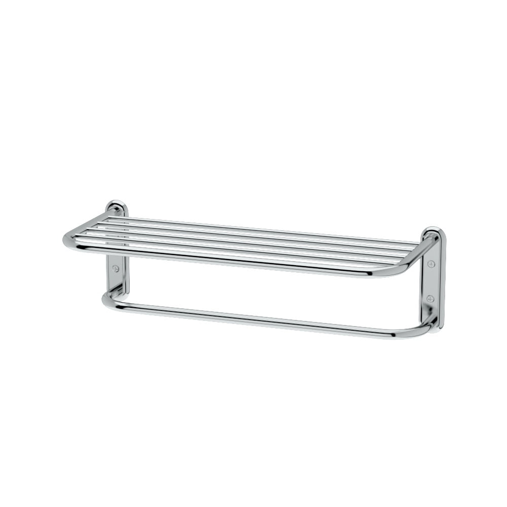 Wall Mount Stainless Steel Towel Rack with 1 Towel Bar | Spa Rack