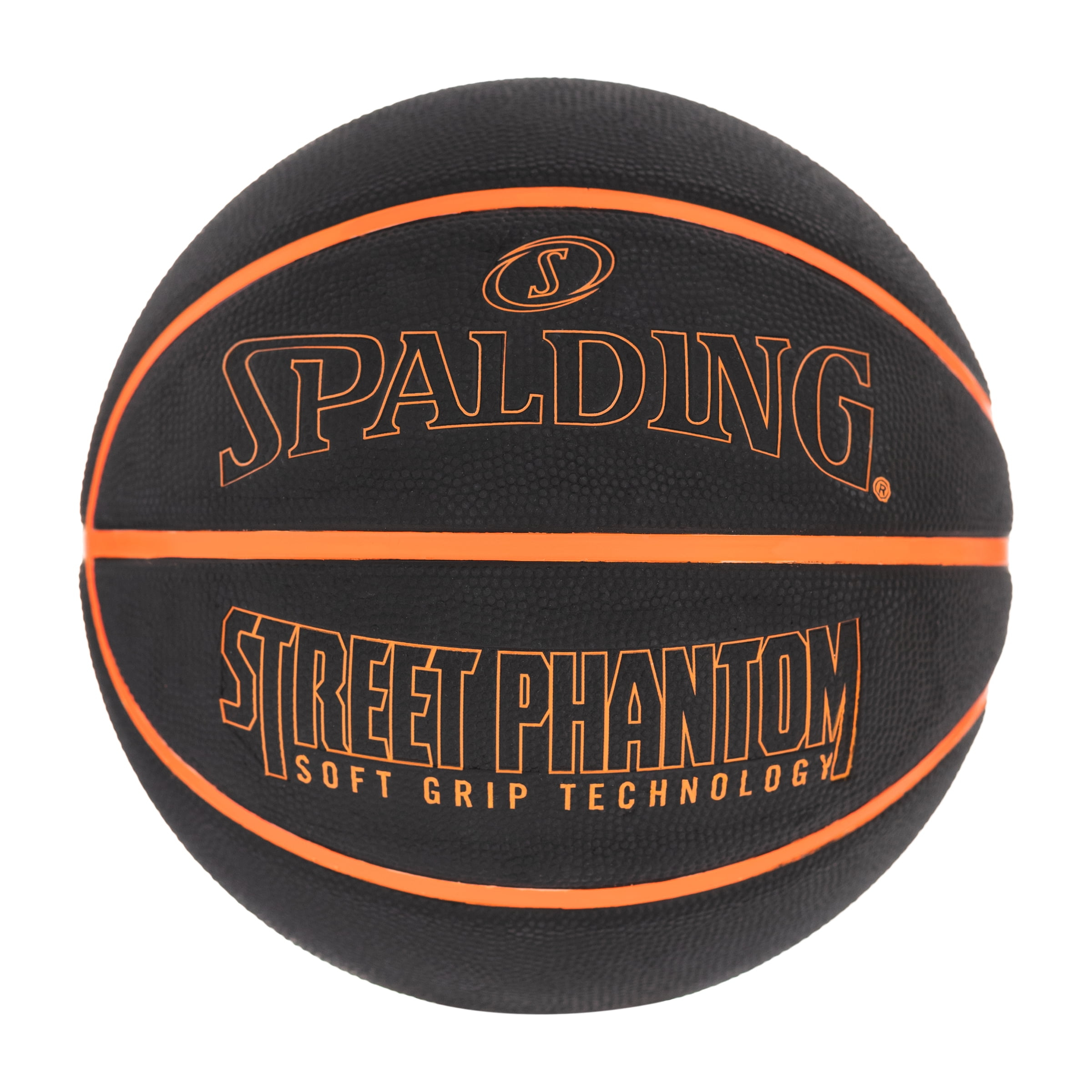 Spalding Street Phantom 29.5" Outdoor Basketball - Neon Orange/Black