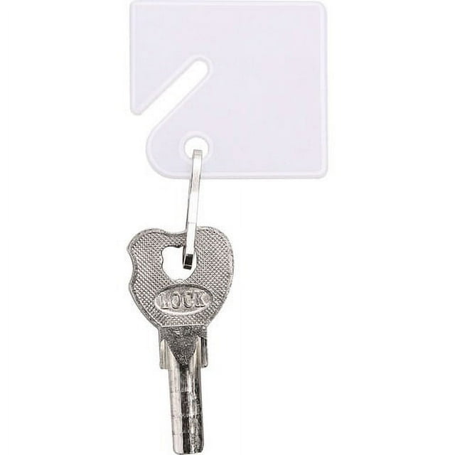 Sparco, SPR02887, Square Key Tags, 20 / Pack, White