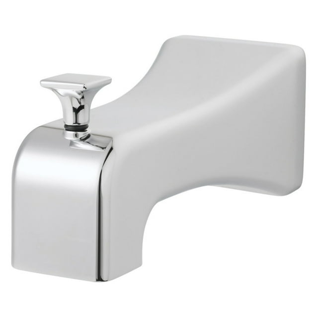 The Edge Wall Mounted Tub Spout with Diverter