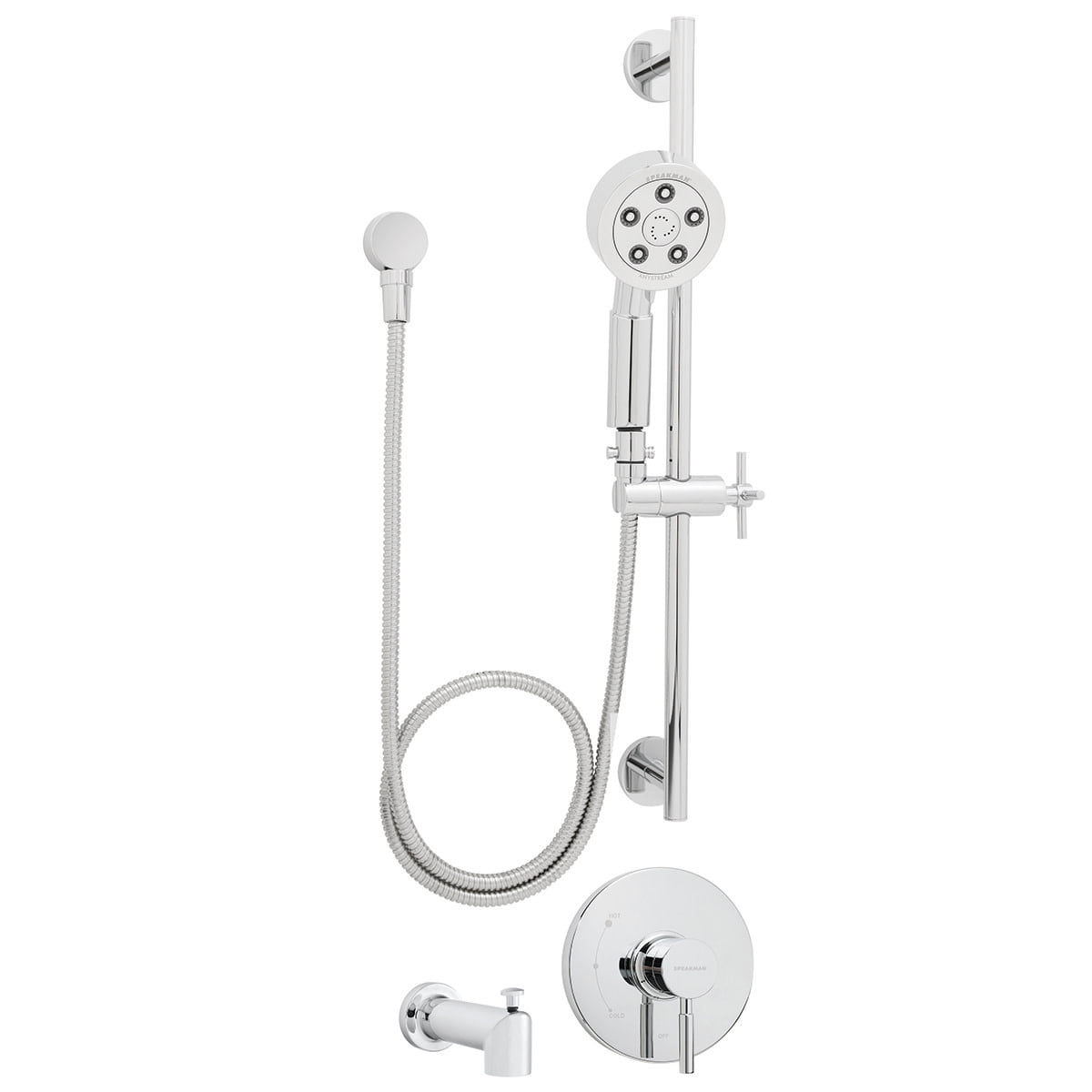 Speakman Sm-1050-P Neo 2.5 GPM Tub And Shower Trim Package - Chrome