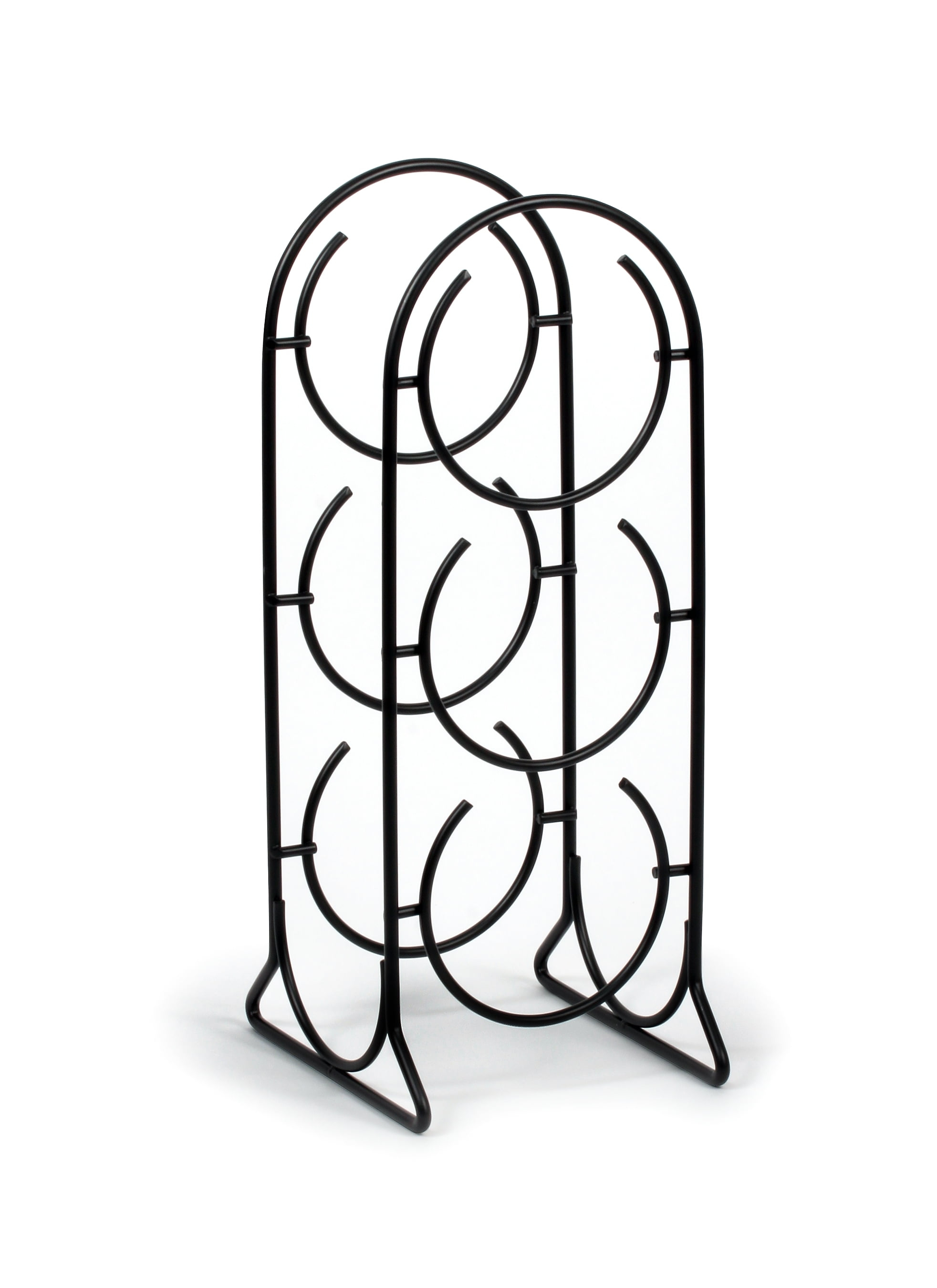 Spectrum Diversified Horseshoe Wine Rack, 3 Bottle, Black