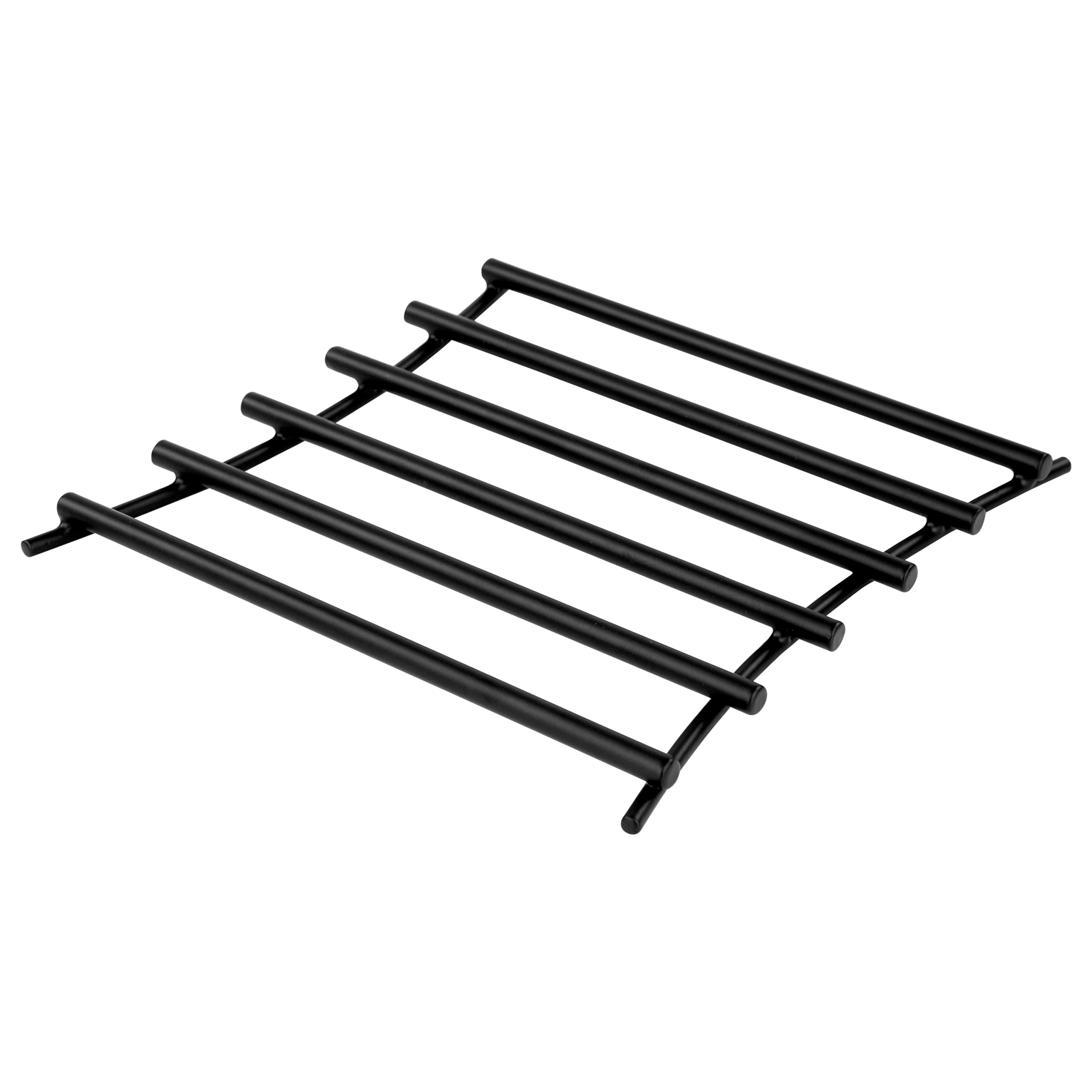 Black Steel Euro Trivet for Hot Dishes