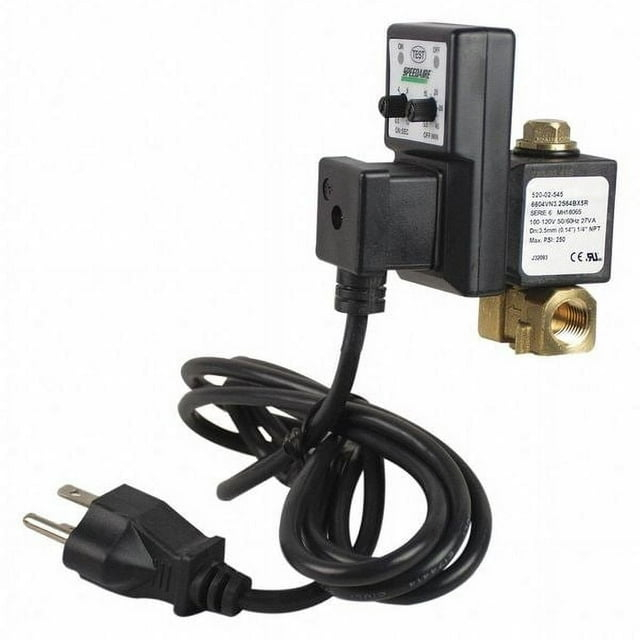 Speedaire Auto Drain Valve,100-120V,1/4 In. 13X524