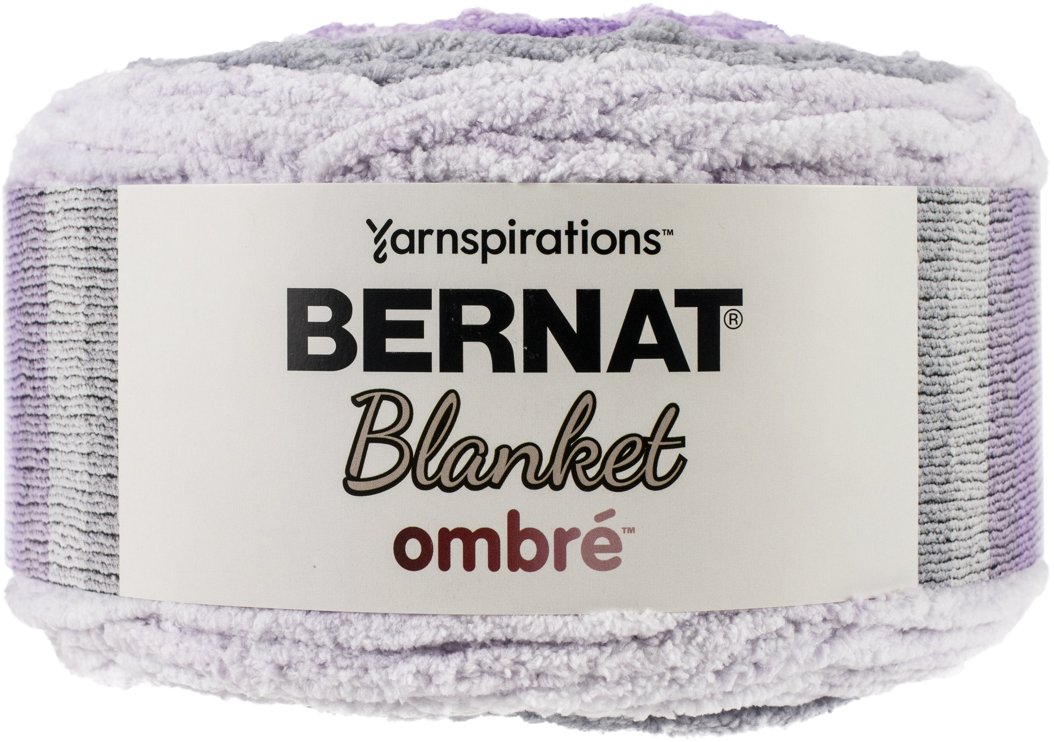 Spinrite 161036-36009 Bernat Blanket Ombre Yarn, Purple