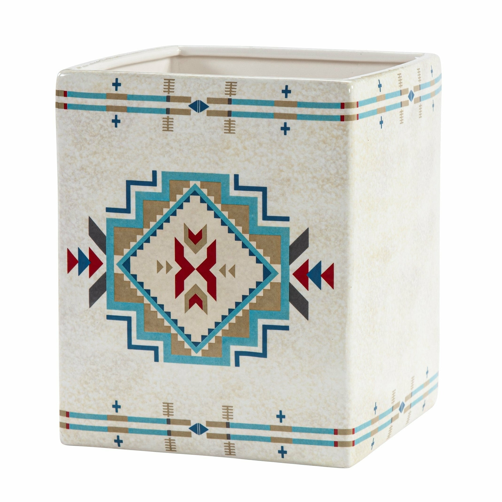 Spirit Valley Ceramic Wastebasket - 1PC