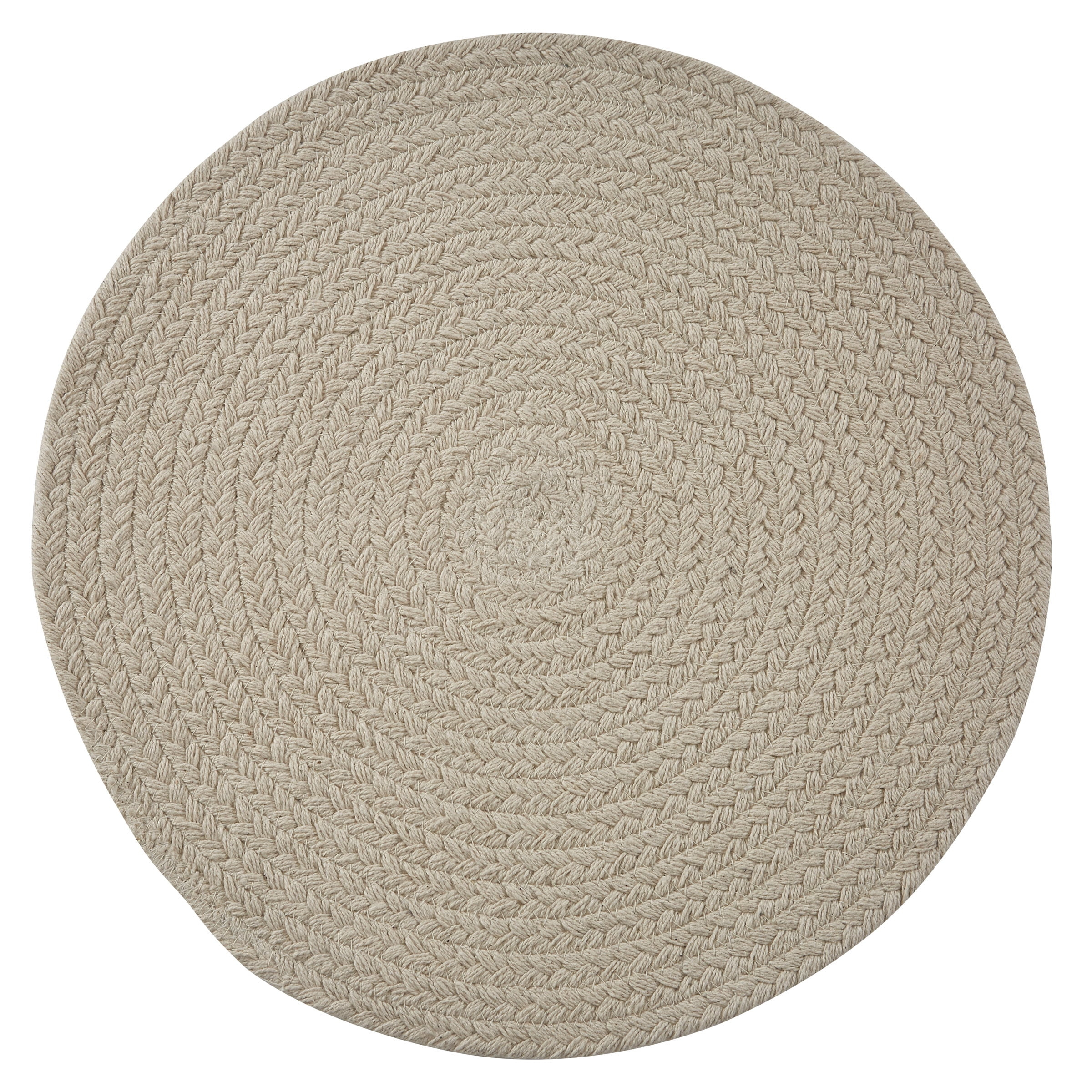 Split P Beige Essex Round Placemat Set of 4