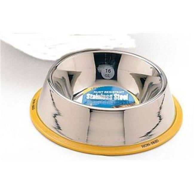 Spot 6035 No-Tip Non-Skid Stainless Steel 32 oz. Capacity Dog Bowl Feeder