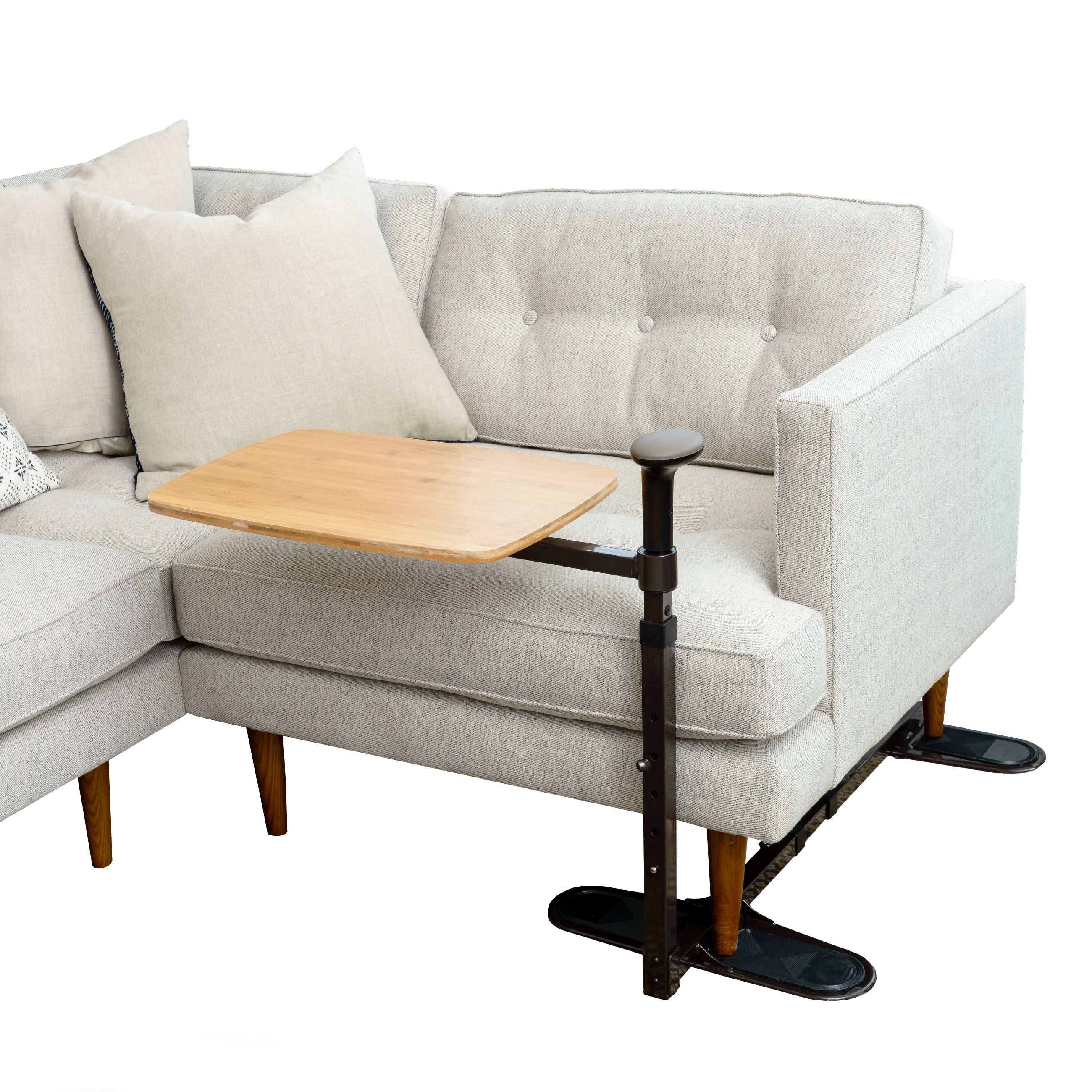 Stander Omni Tray, Adjustable Swivel TV Table with Stand Assist Handle