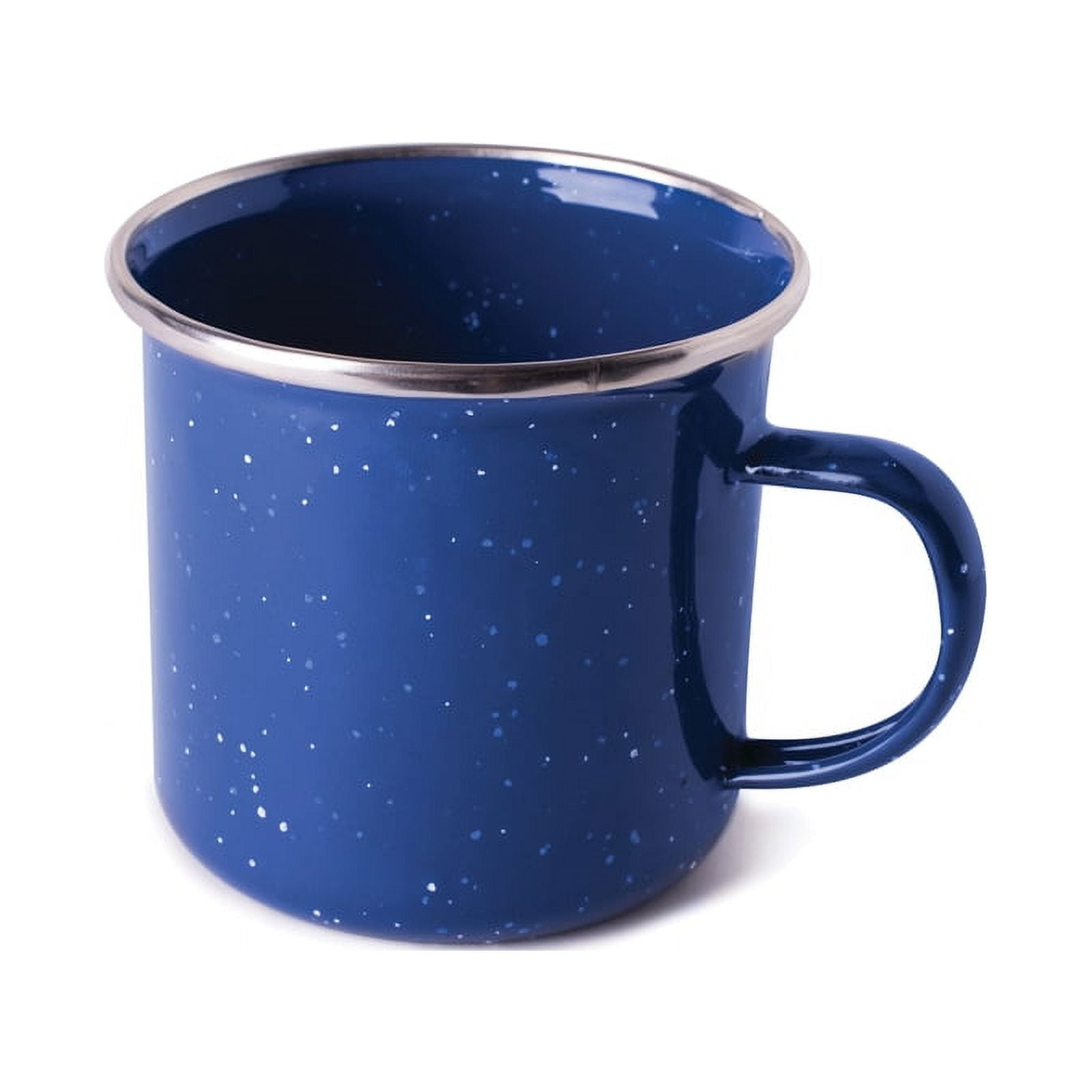 Stansport Enamel Coffee Mug - 12 oz Blue