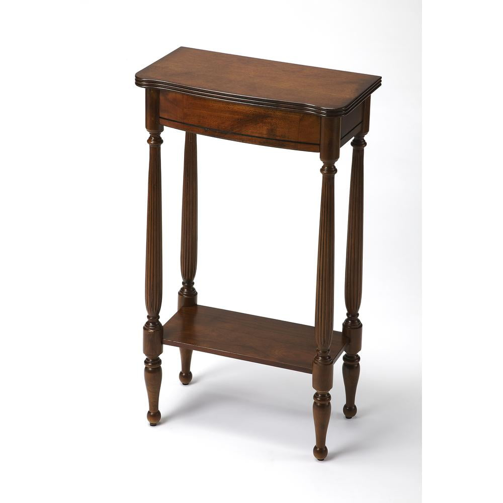 Starlight Canyon Home Medium Brown Narrow Console Table for Living Room and Entryway Spaces