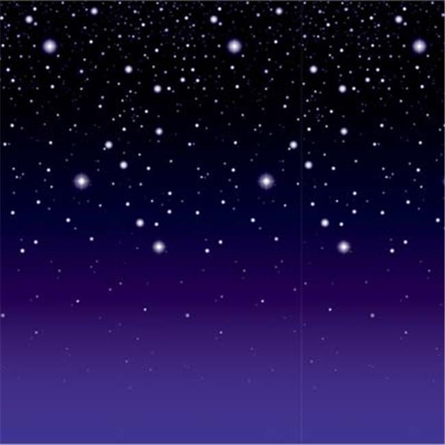 The Party Aisle™ Starry Night Backdrop - Pack of 6