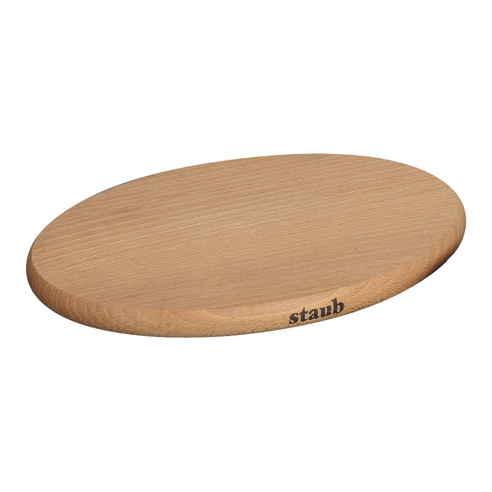 Staub Staub 8.25-inch Oval Magnetic Wood Trivet