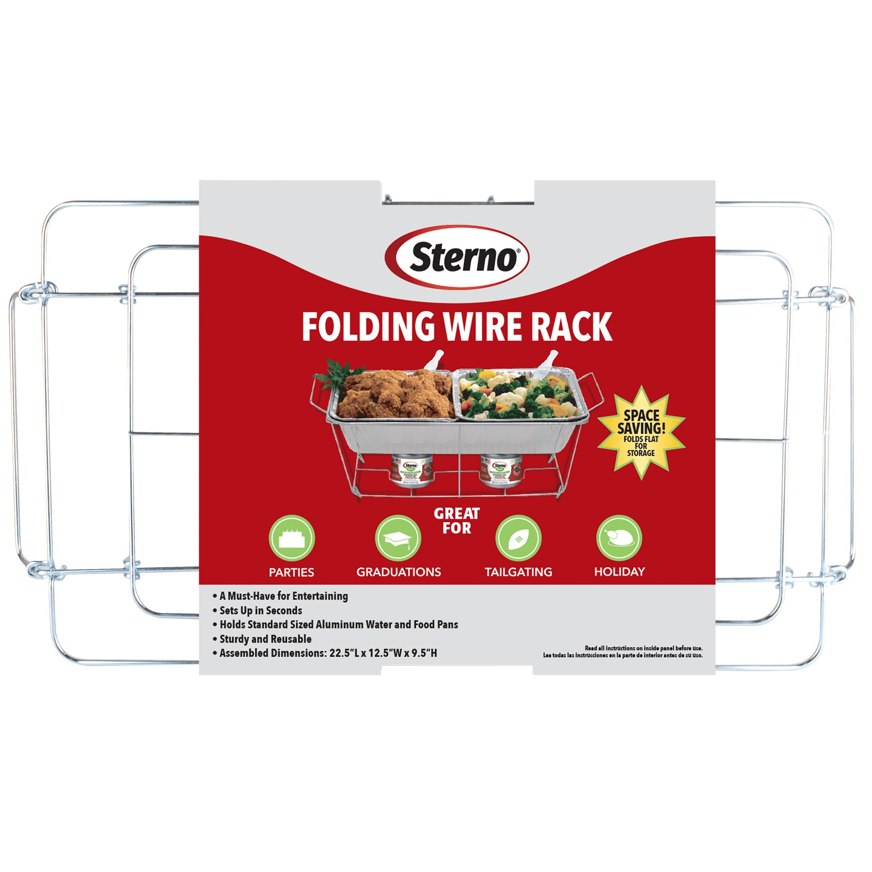 Sterno Products Chafing Rack - Silver