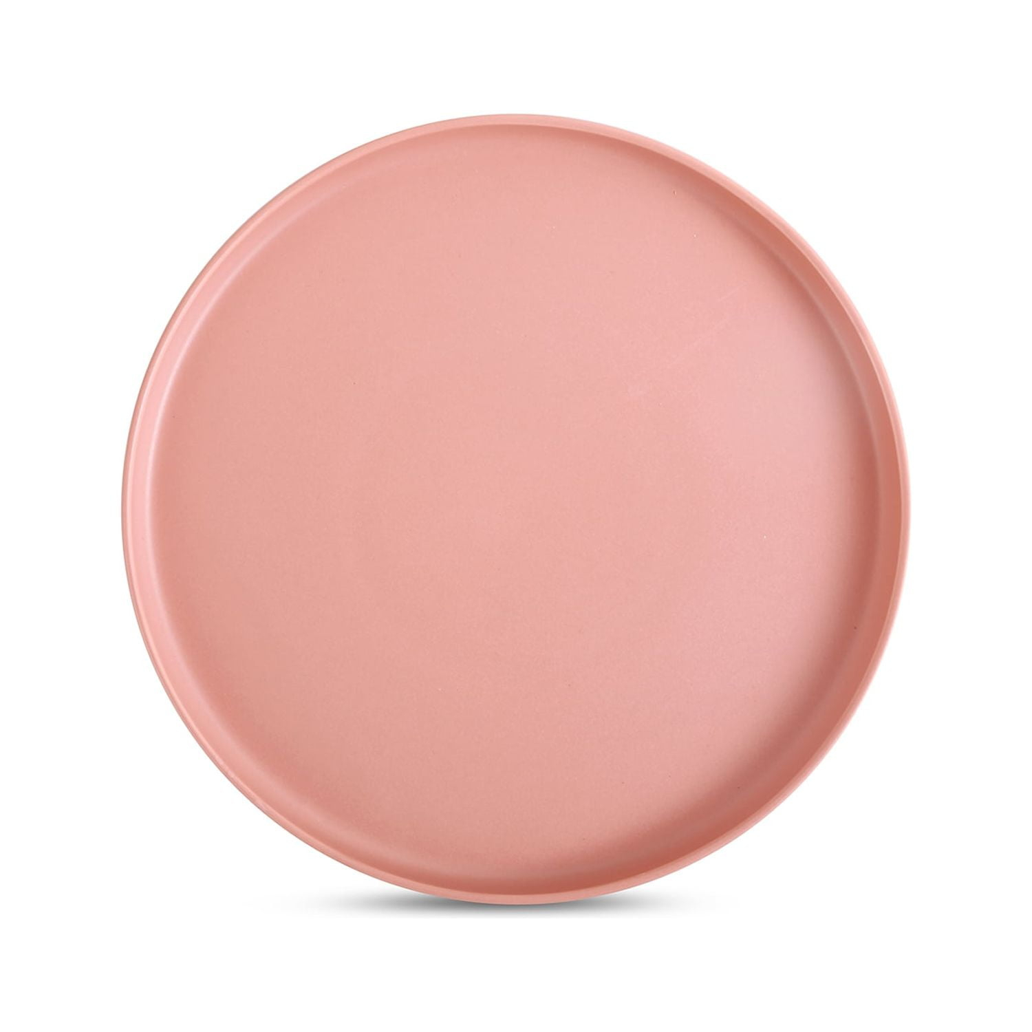 Stone + Lain Stella Porcelain Collection Dish Set, 6 Salad Plates Service for 6, Terracotta