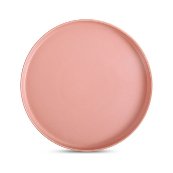 Stone + Lain Stella Porcelain Collection Dish Set, 6 Salad Plates Service for 6, Terracotta