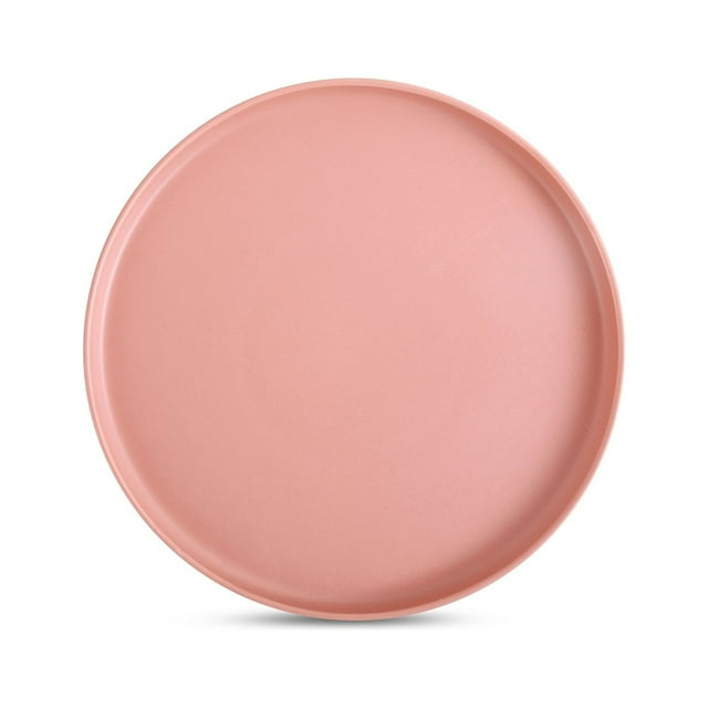 Stone + Lain Stella Porcelain Collection Dish Set, 6 Salad Plates Service for 6, Terracotta