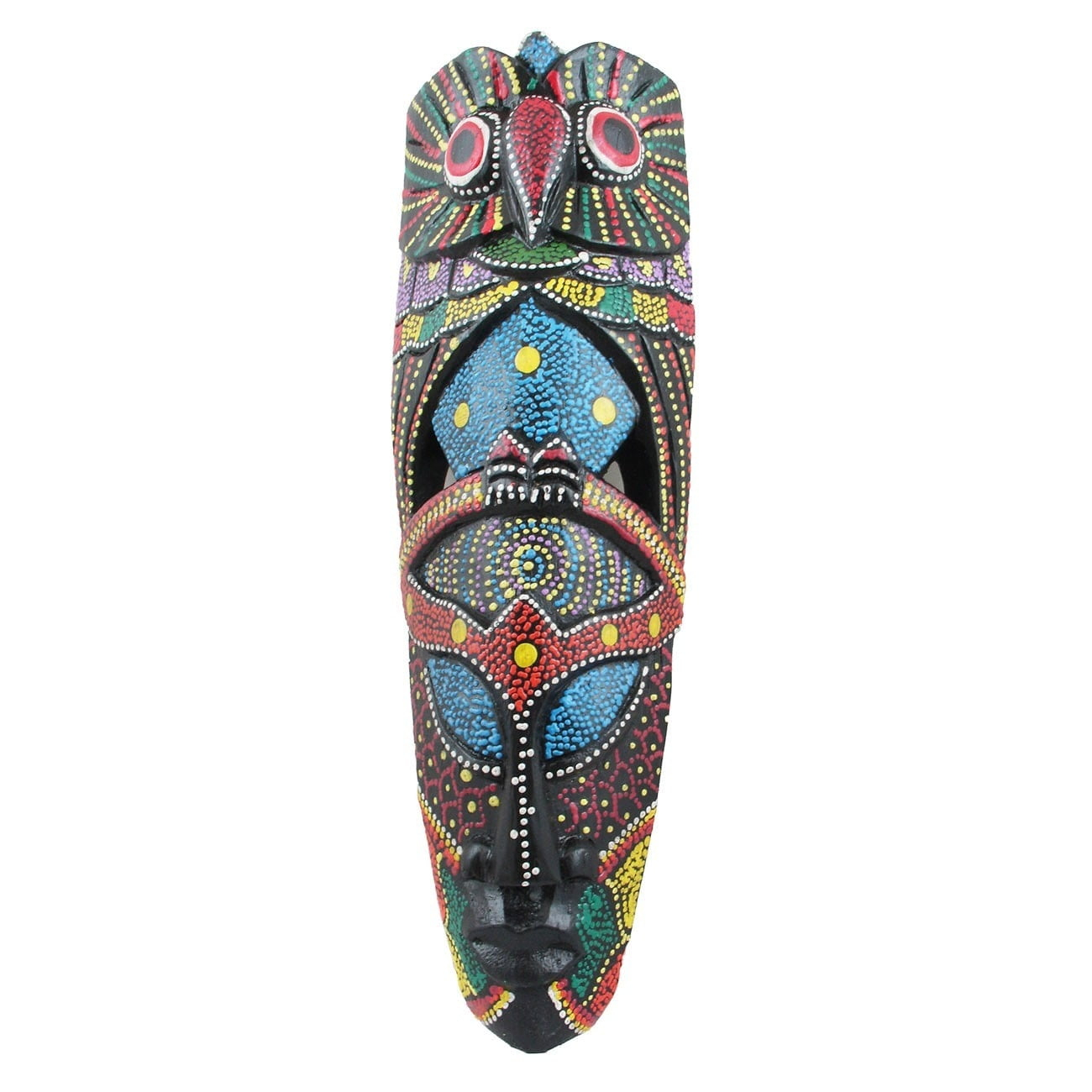 Stoneage Arts Handmade Topang Buran Bantu Aboriginal Mask (Indonesia)