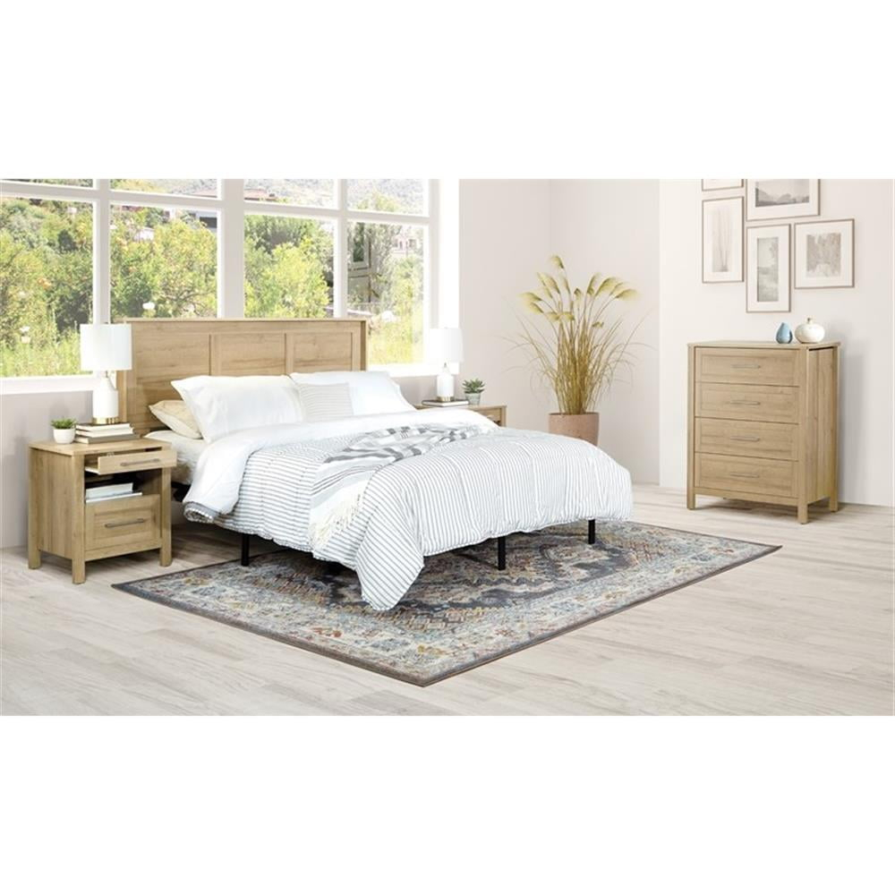 Stonebrook Queen/Full 4 Piece Bedroom Set in Wood Canyon Oak Finish