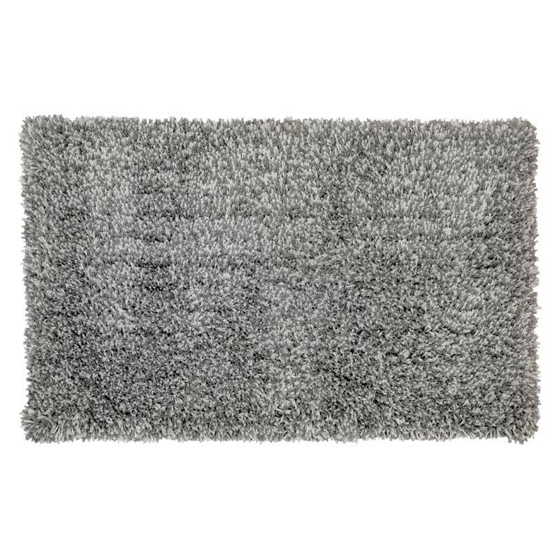 BATH RUG CTN/PLY GRAY (Pack of 3)