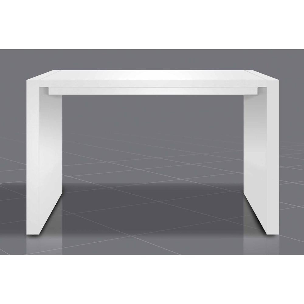 Studio 55D Velia Storage Pub Table, White