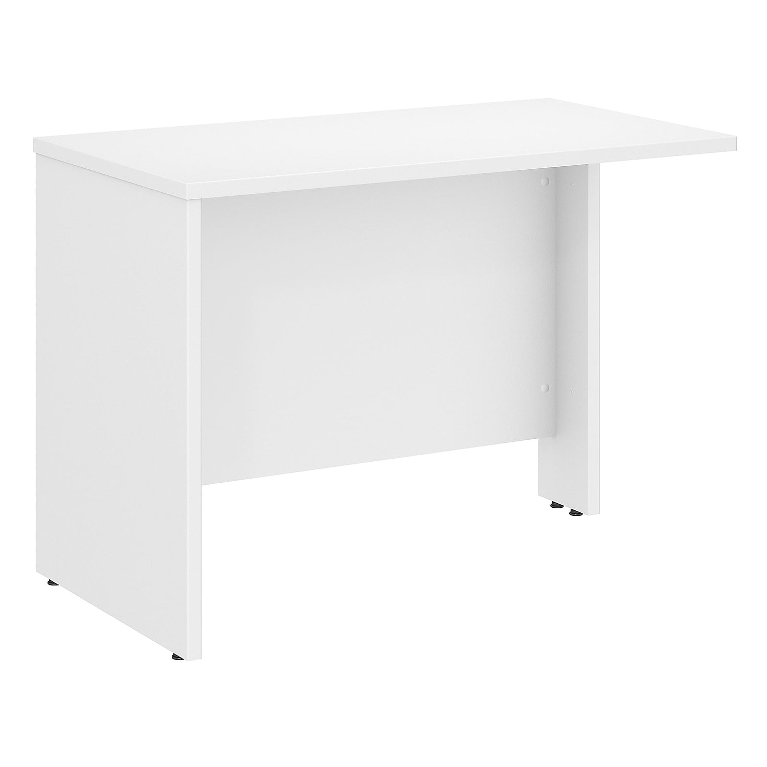 Studio C 42W Desk Return in White - Engineered Wood