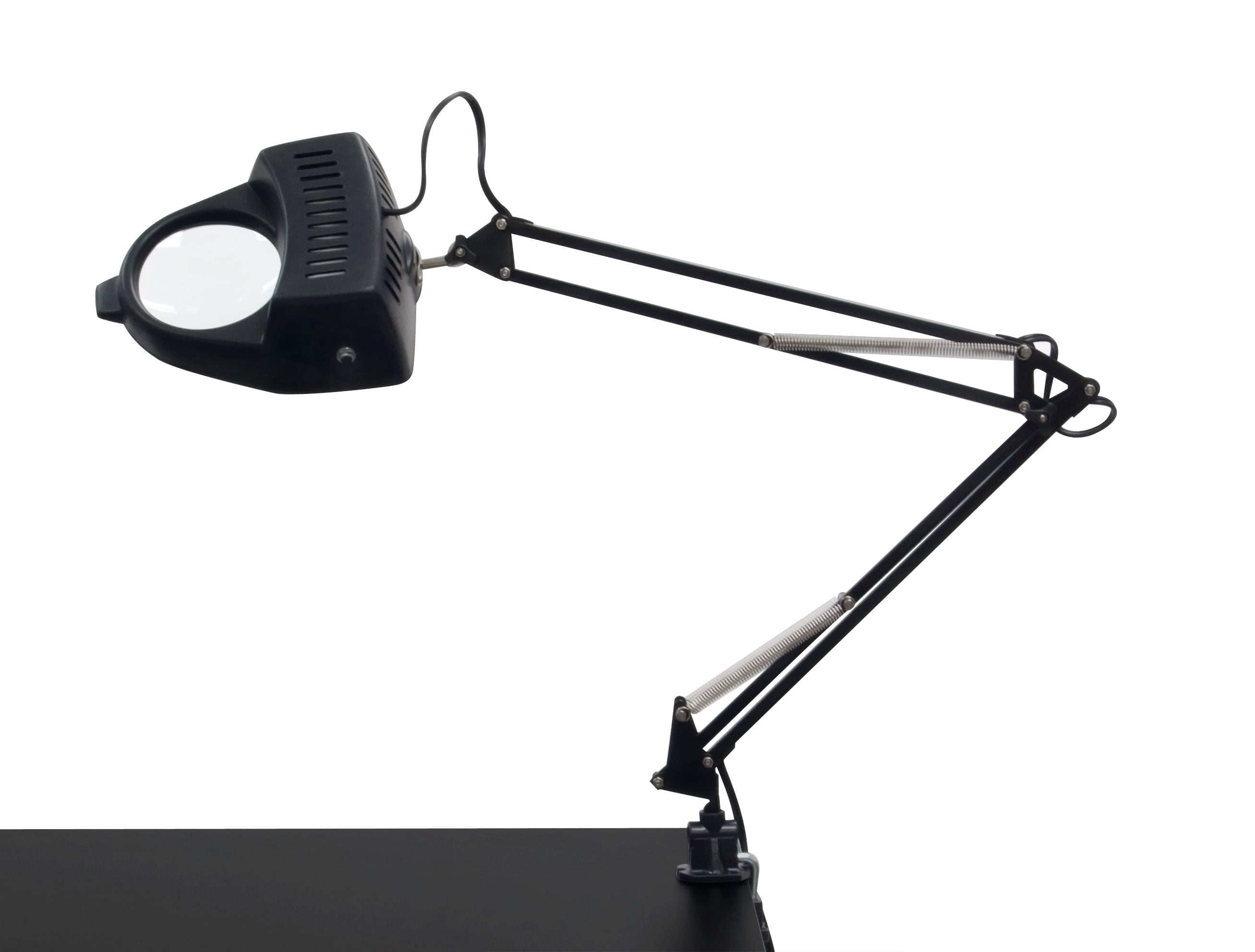 Studio Designs Magnifying Lamp with LED Bulb for Crafts, Sewing and Hobbies - Black