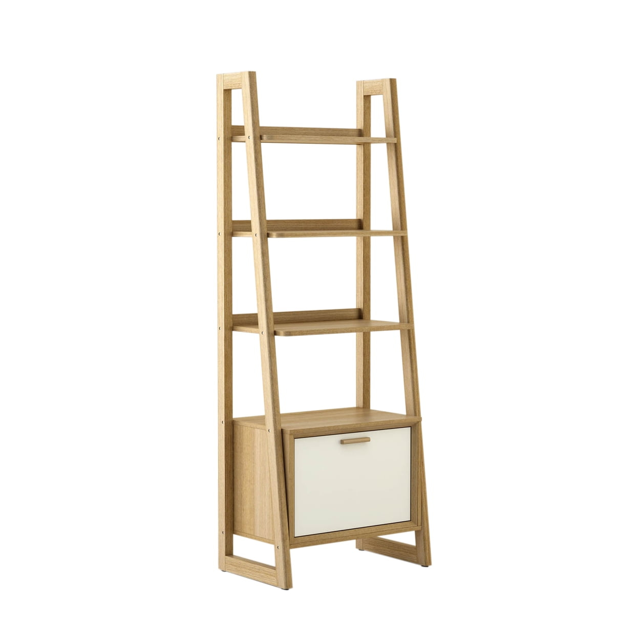 Study Room Kathy Multipurpose Storage Display Shelf Ladder Bookcase