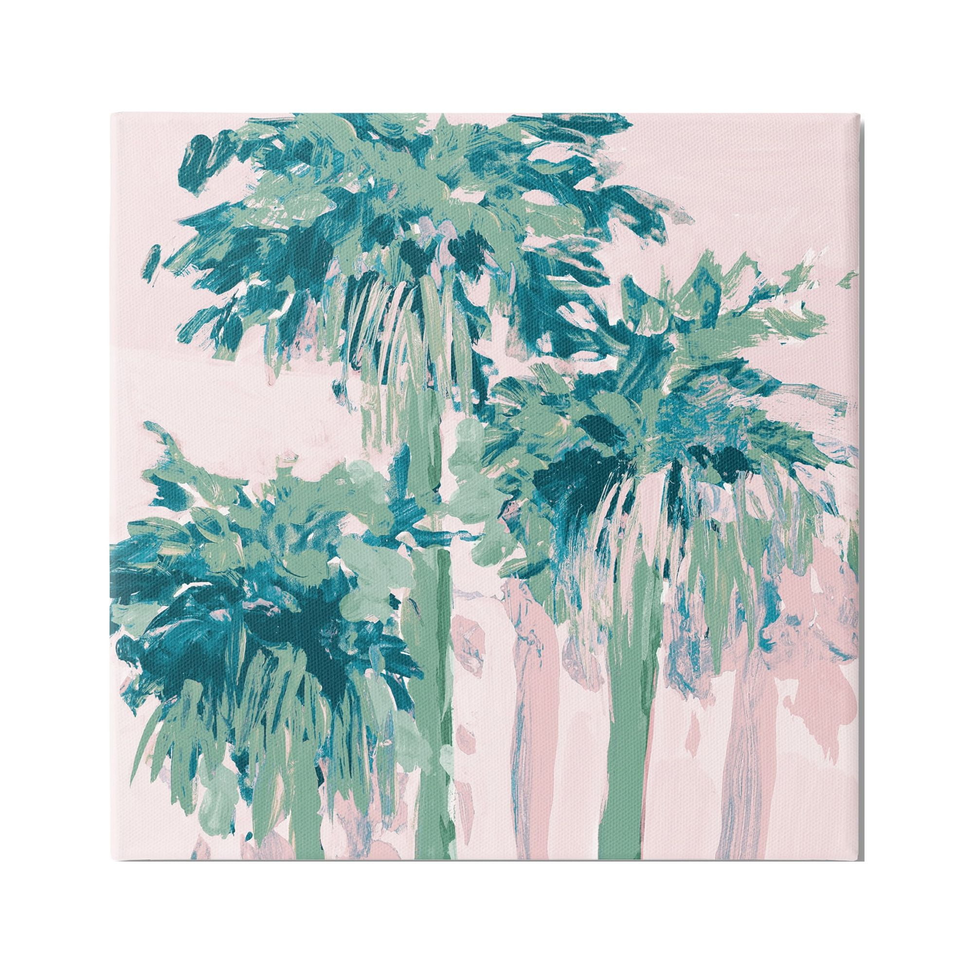 Stupell Industries Abstract Palms Trees Botanical & Floral Painting Gallery Wrapped Canvas Print Wall Art, 24 x 24