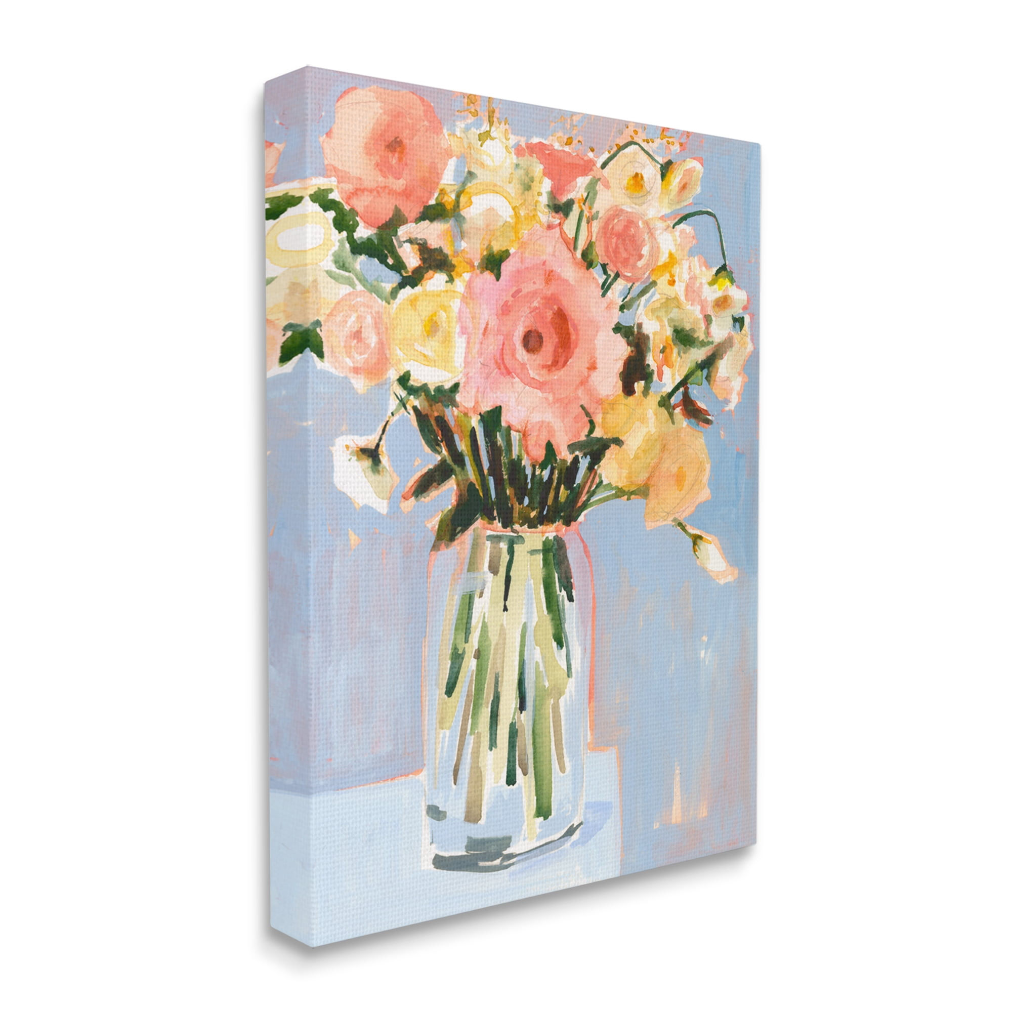 Stupell Industries " Chic Floral Bouquet Pastel Spring Flowers " by Victoria Borges
