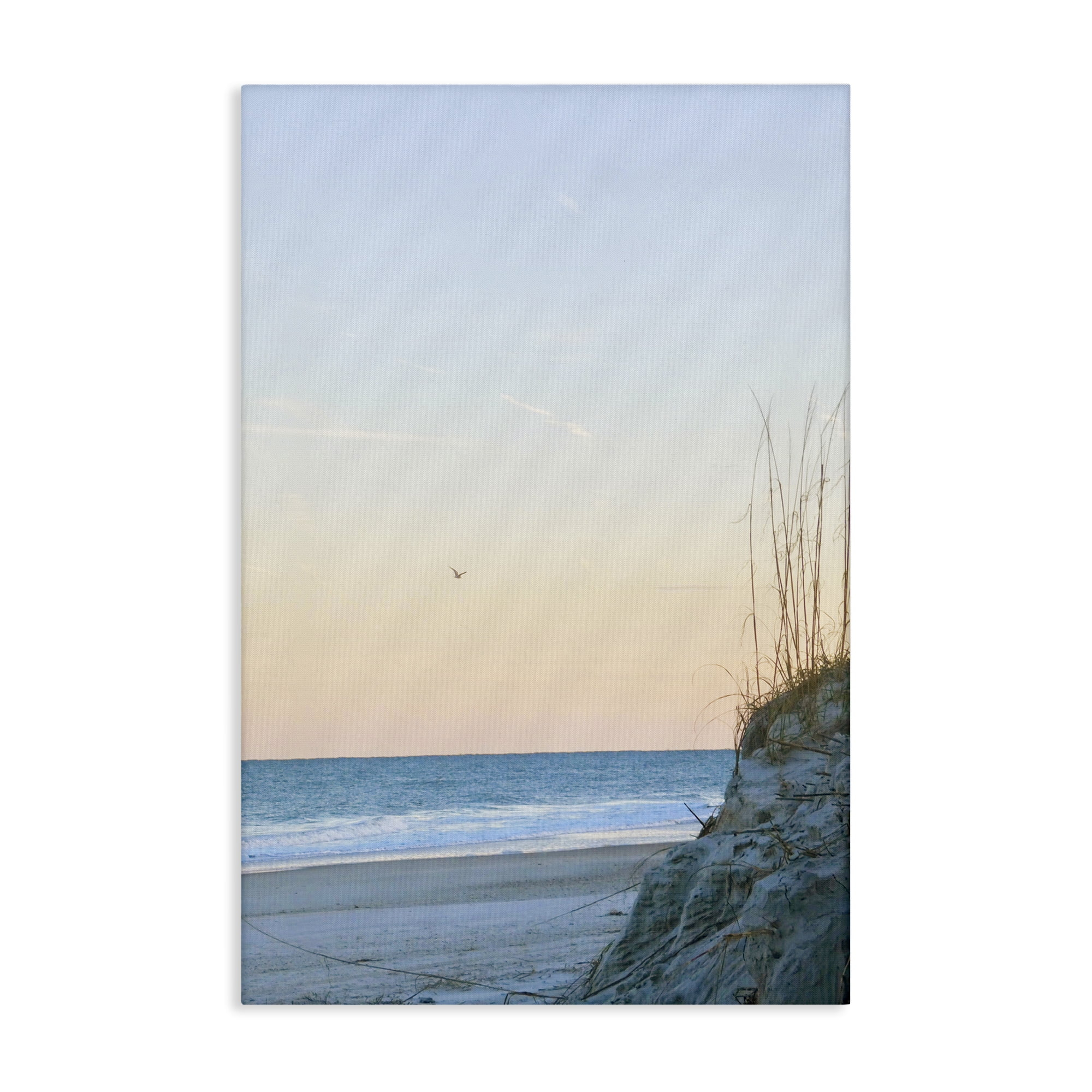 Stupell Industries Serene Beach Sunset Landscape Photography Gallery Wrapped Canvas Art Print Wall Art, 24 x 36