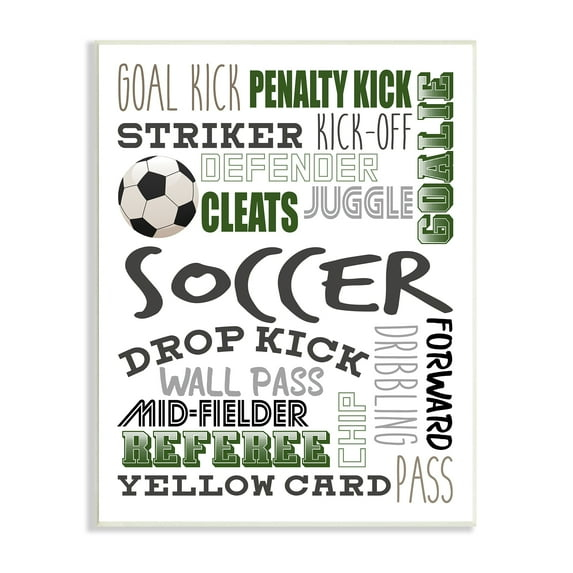 " Soccer Team Game Terms Kids' Sports Hobby " by Kim Allen