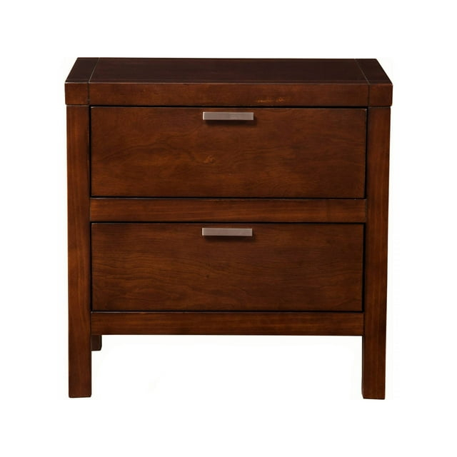 Alpine Furniture Nightstand Carmel, Cappuccino