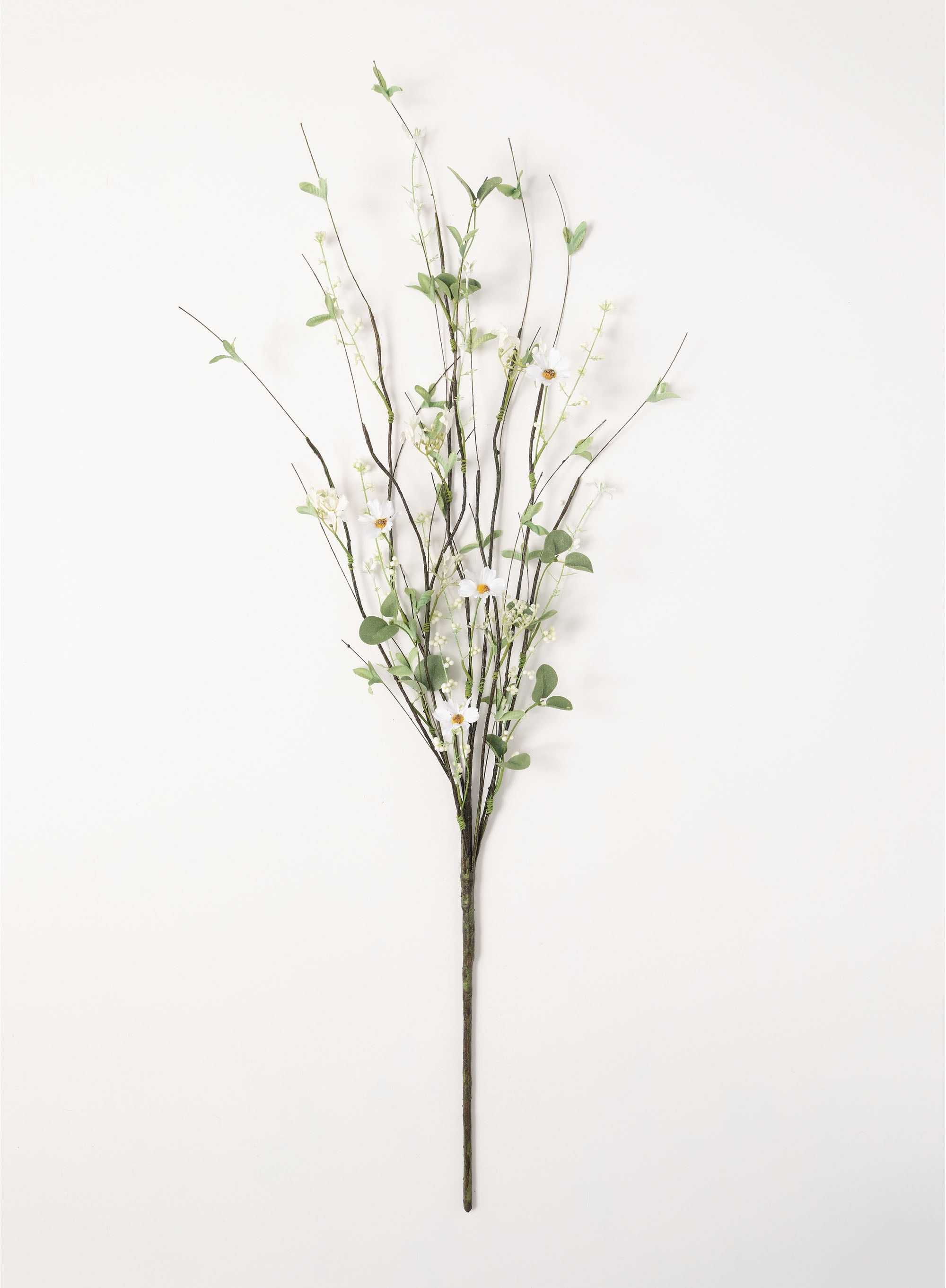 Sullivans Artificial Daisy and Eucalyptus Stem 44.5"H Green