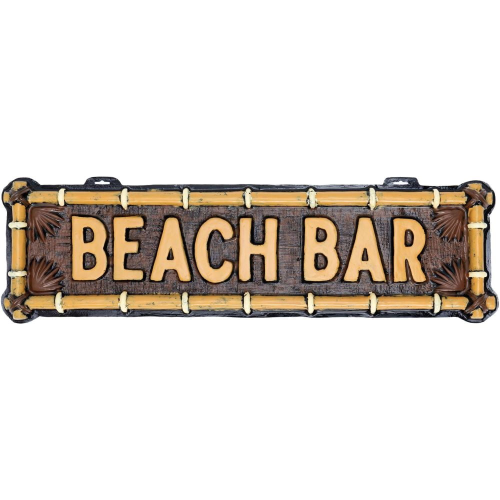 Summer Beach Bar Vac Form Plastic Sign